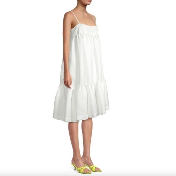 New! BLACK HALO Dixie Tiered Crepe Dress‎ - Picture 4 of 12